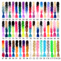 100G Synthetic Hair Bulk Ombre Jumbo Braid Hair